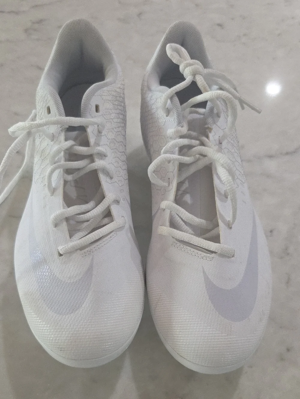 Nike White Vapor Athletic Sneakers - Lightweight Lace-Up